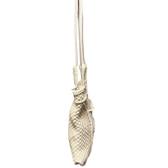 70's Vintage Macrame Shoulder bag Purse - Picture 3 of 5